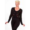 Dancing Days - Drive Me Crazy Cardigan - Noir/Rouge Product image